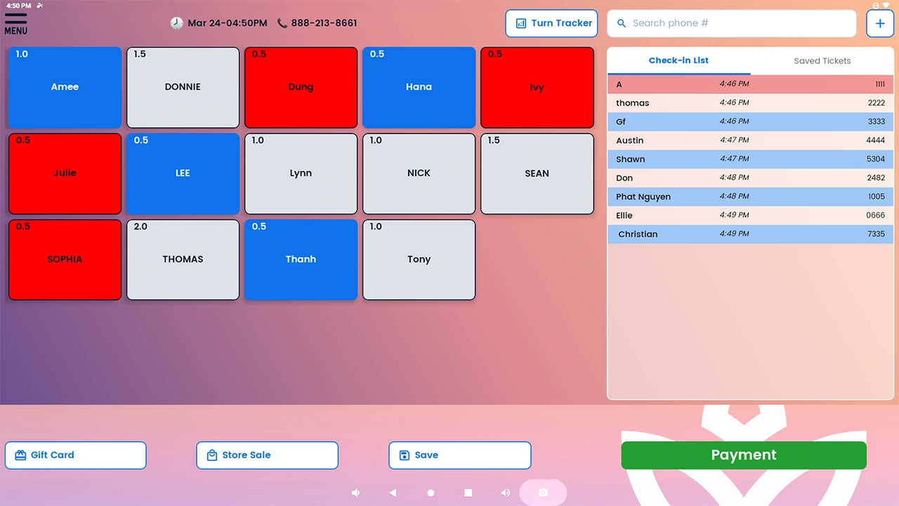 POS Main Screen